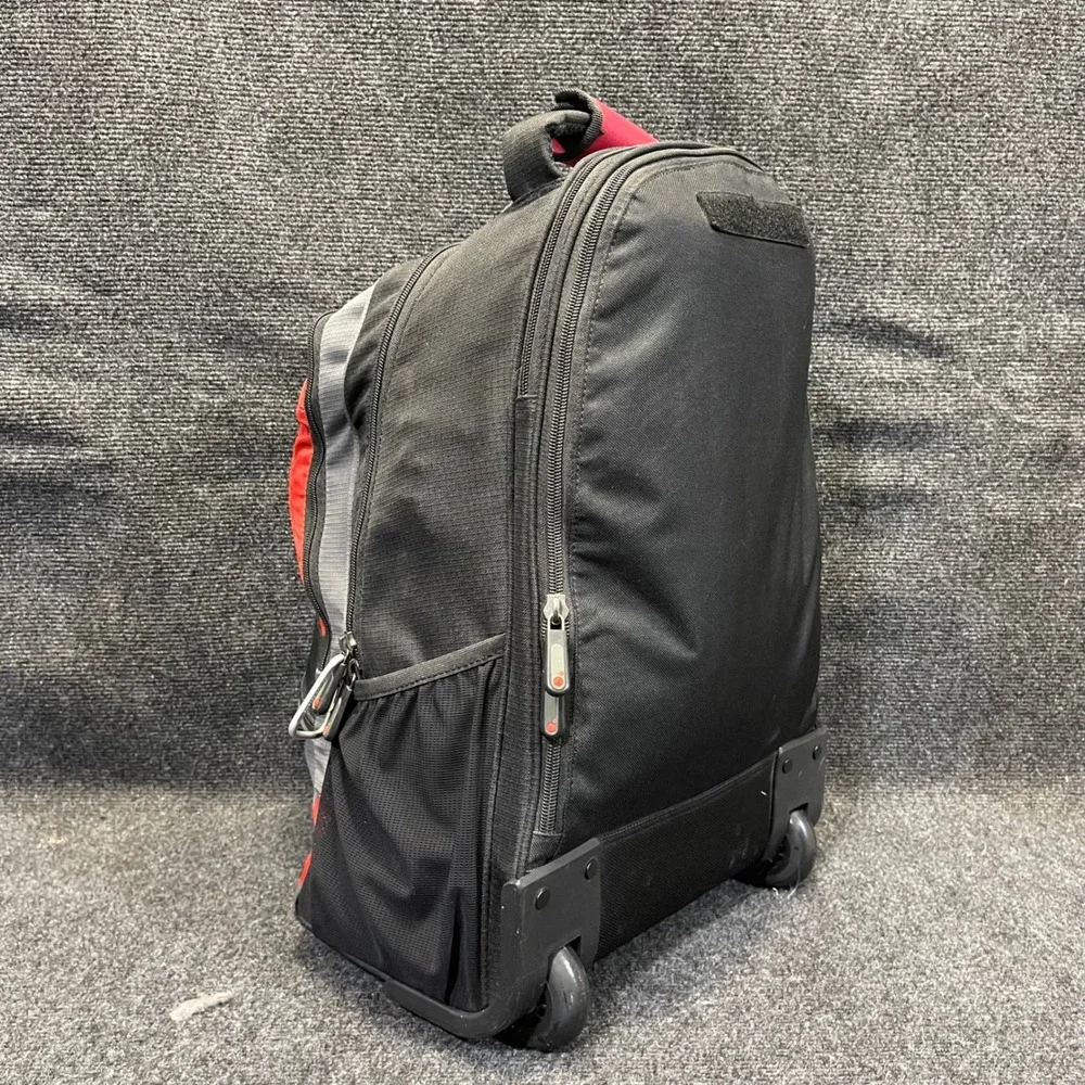 Samsonite TC-10 Black Grey Red Wheeled Rolling‎ Backpack Travel Laptop Bag 3898
